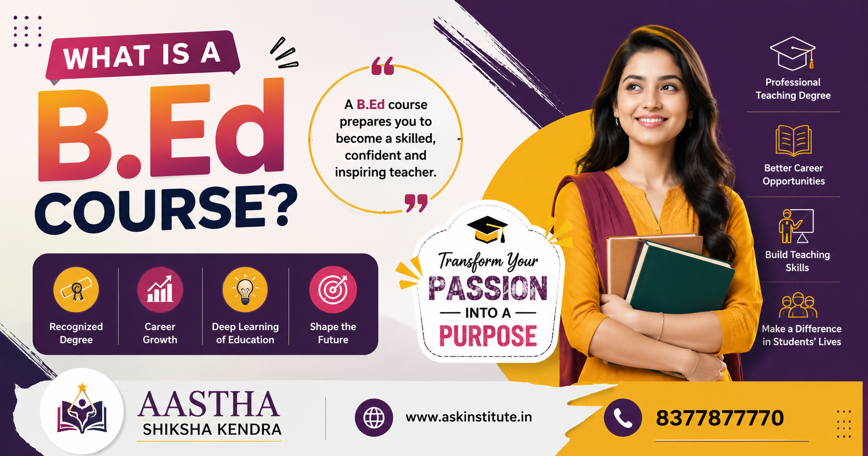What is a B Ed Course